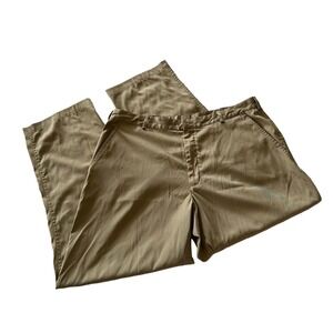 Nike Golf Pants‎ Mens 36X30 Khaki Flat Front Athletic Performance Chino Bottoms